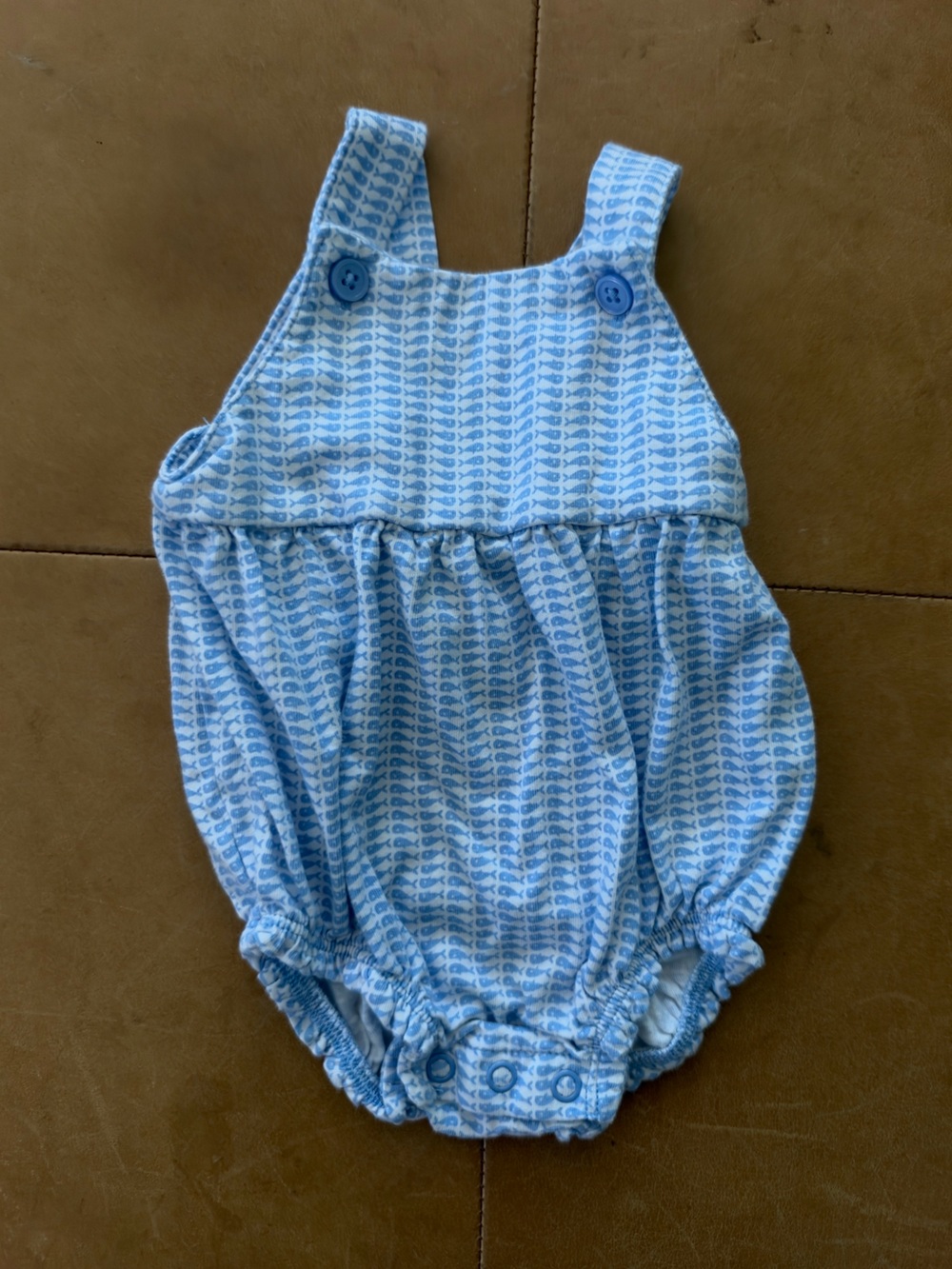 Child of Mine Carters fish romper 0-3M